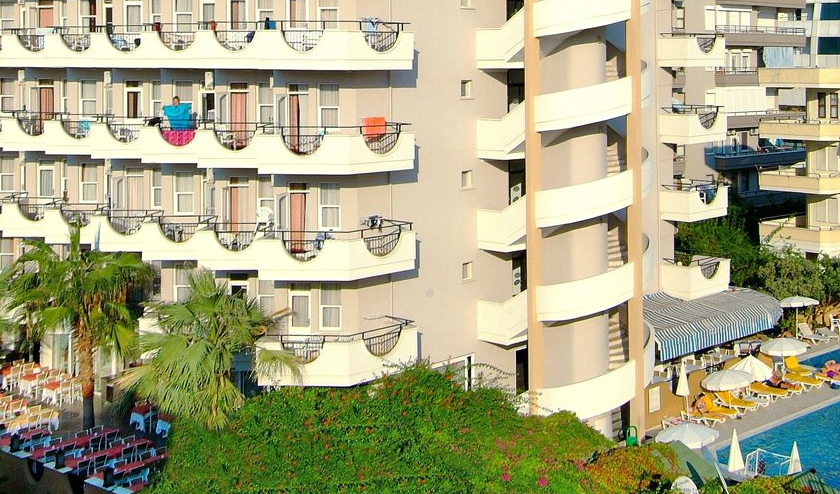 Hotel Hedef Kleopatra Golden Sun Alanya Esterno foto
