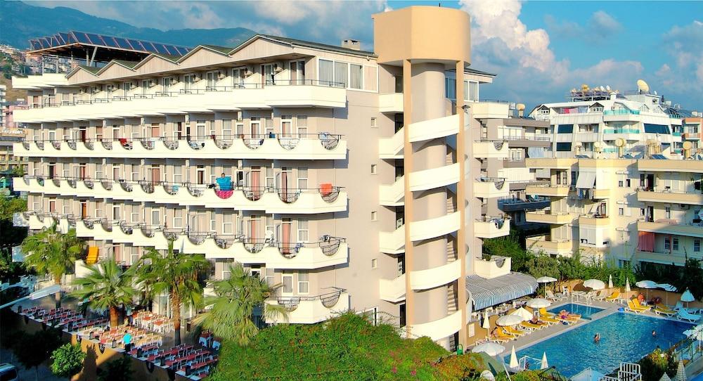 Hotel Hedef Kleopatra Golden Sun Alanya Esterno foto
